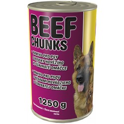 Konserwa dla psa Beef Chunks 1250 g