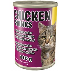 Konserwa dla kota Chicken Chunks 410 g